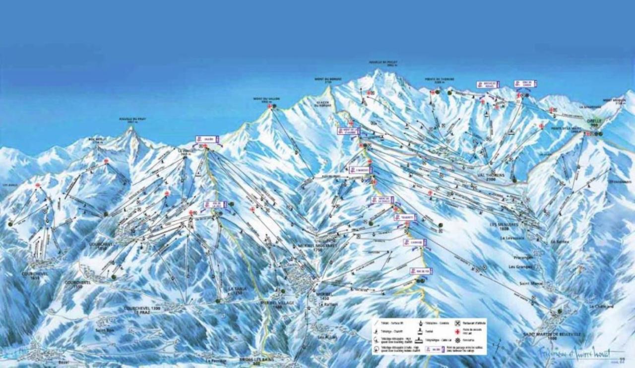 Residence Le Domaine Du Jardin Alpin - Courchevel 1850 외부 사진